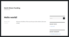Desktop Screenshot of nshorefunding.com
